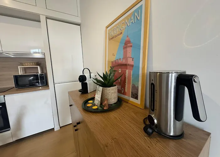 Le Coeur De Perpignan- Parking Offert- Centre Apartament